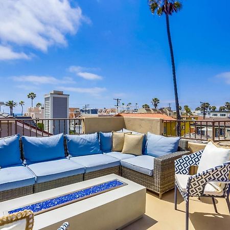 Stunning Ocean View Home W Rooftop Terrace, Firepit, Fast Wifi, Ac & Parking! San Diego Kültér fotó