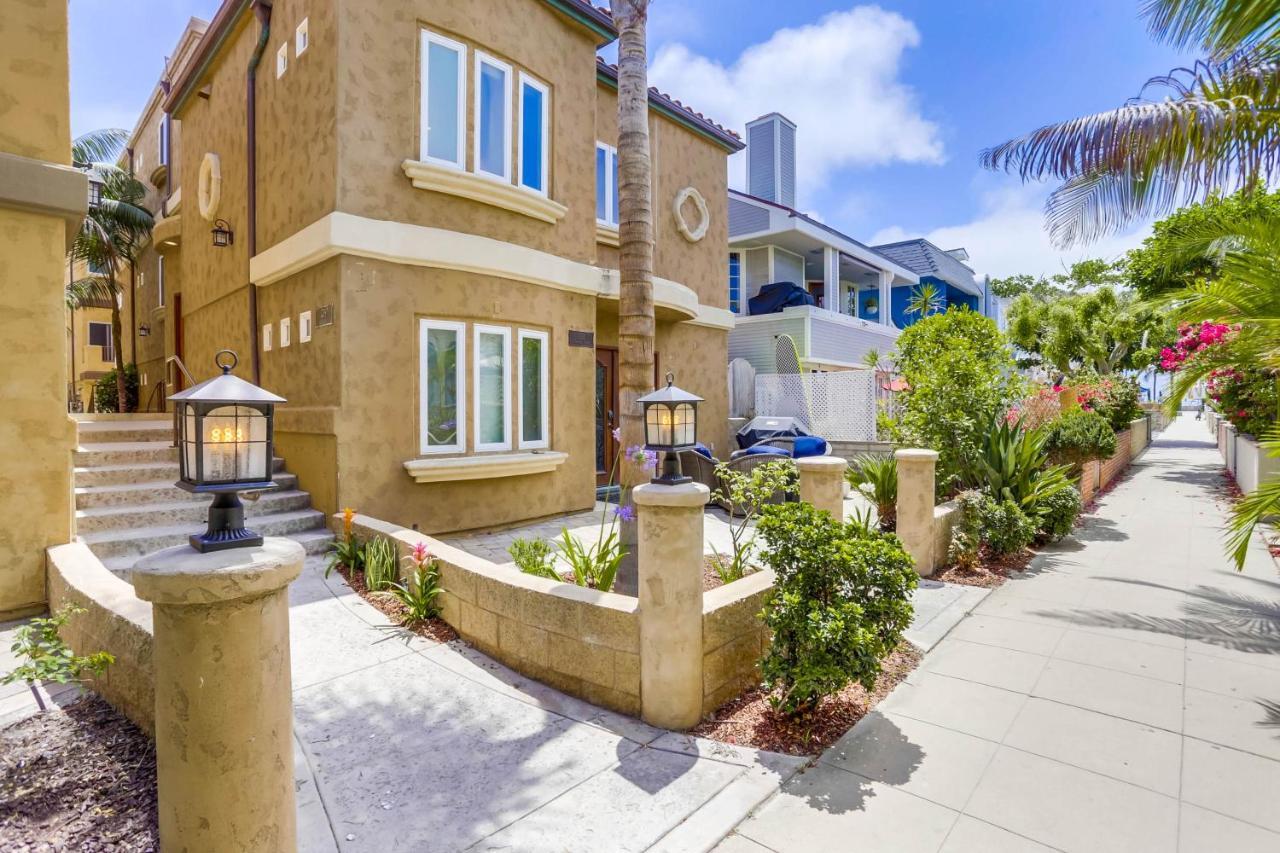 Stunning Ocean View Home W Rooftop Terrace, Firepit, Fast Wifi, Ac & Parking! San Diego Kültér fotó