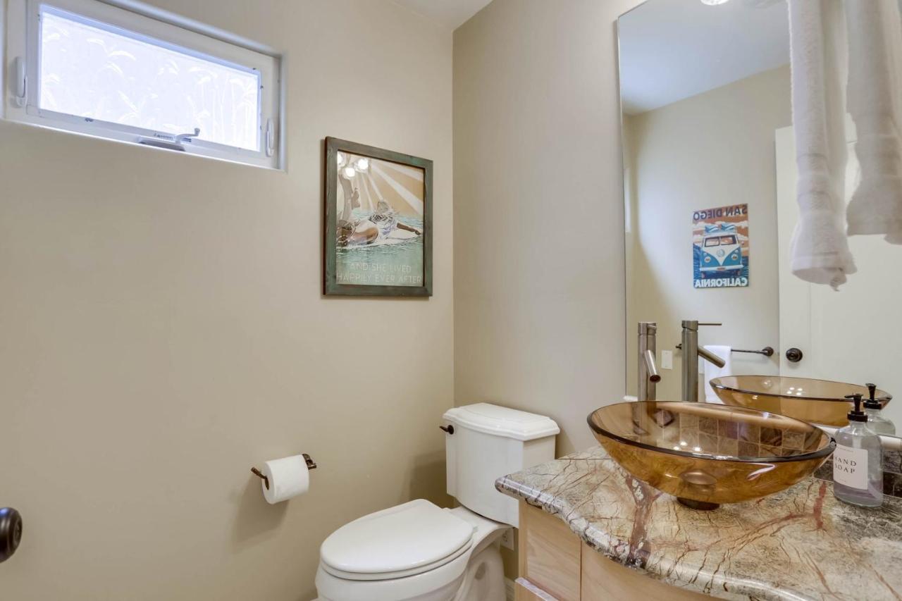 Stunning Ocean View Home W Rooftop Terrace, Firepit, Fast Wifi, Ac & Parking! San Diego Kültér fotó
