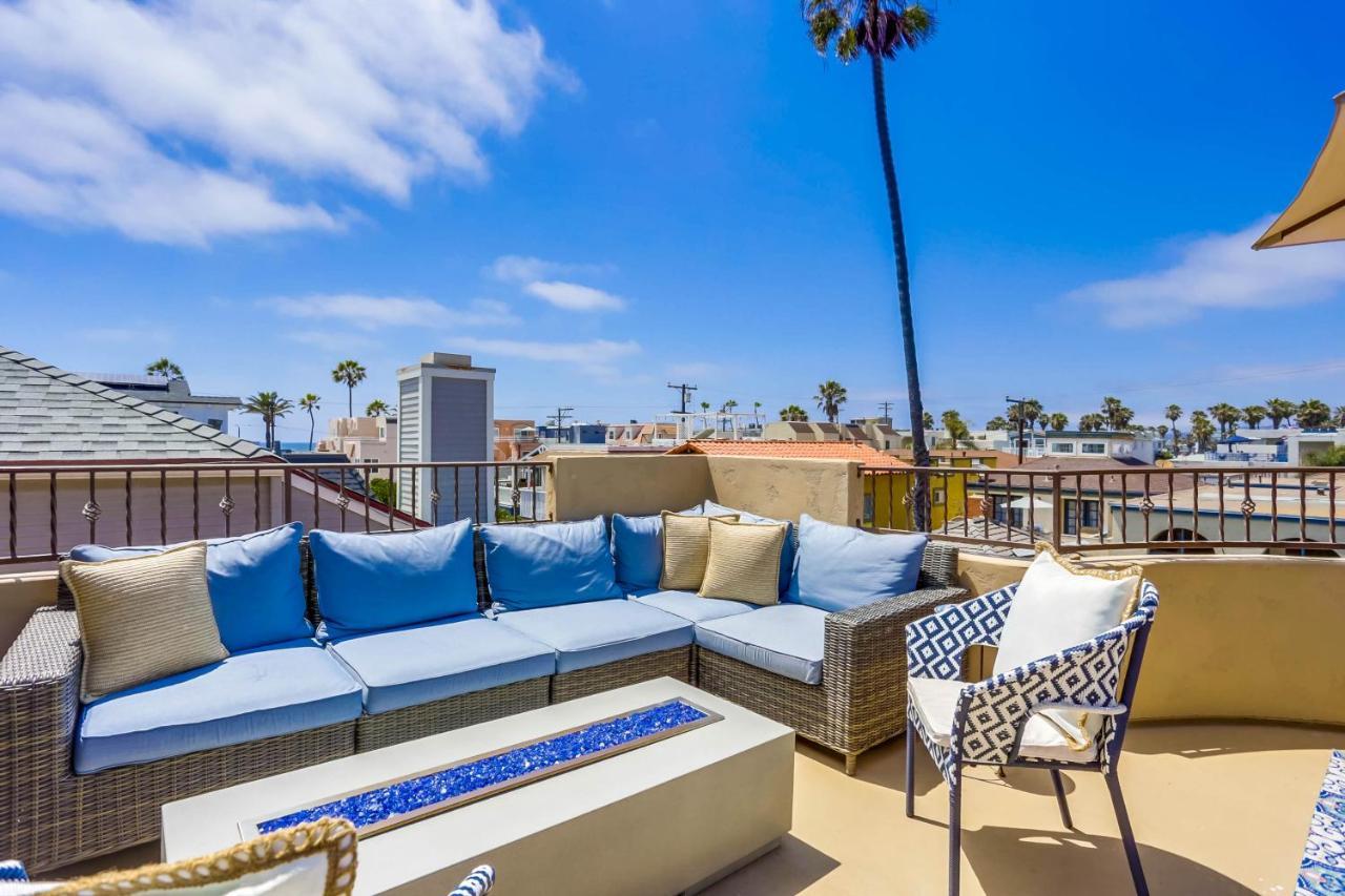 Stunning Ocean View Home W Rooftop Terrace, Firepit, Fast Wifi, Ac & Parking! San Diego Kültér fotó