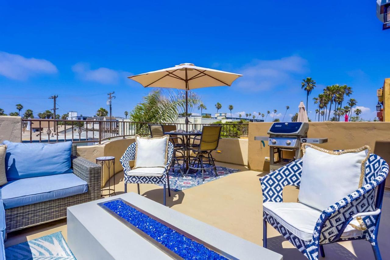 Stunning Ocean View Home W Rooftop Terrace, Firepit, Fast Wifi, Ac & Parking! San Diego Kültér fotó